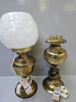 2 Brass Electric Lamps