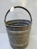 Wicker Basket & Coal Pail