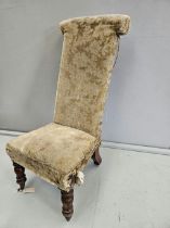 Victorian Prayer Chair H98cm