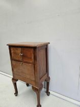 Mahogany Music Cabinet H90cm W55cm D36cm