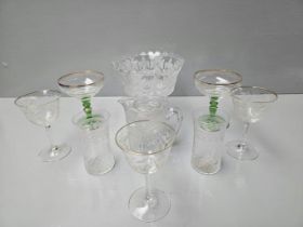 Box Including Assorted Vases, Glasses, Etc