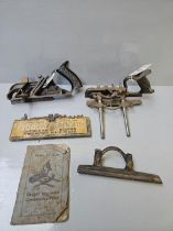 2 Record Improved Combination Planes Nos 78 & 50, Cutters Etc