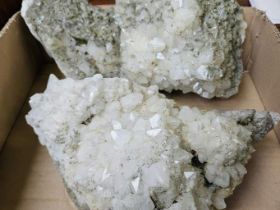 2 Large Pieces Of Fluorspar/Fluorite