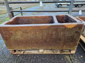 Large Salt Glazed Field Trough H44cm L122cm W60vcm