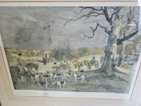 2 Lionel Edwards Prints In Frames - The Middleton Hunt & 1 Other