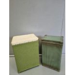4 Assorted Lloyd Loom Linen Boxes
