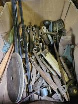 Box Of Assorted Spanners, Plane Etc