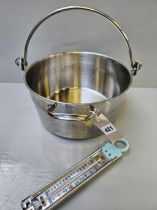 Aluminium Jam Pan & Thermometer