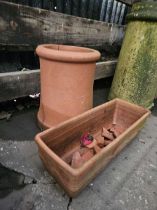 Terracotta Chimney Pot & Planter