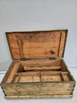 Pine Joiner's Toolbox H35cm W95cm D52cm