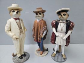 3 Country Artists Figures - Henry, Cowboy, Poirot & Lyons Tetley Tea Money Box Etc