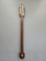 Mahogany Stick Barometer - Robson, Newcastle Upon Tyne