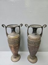 Pewter Tankards, Brass Vases Etc