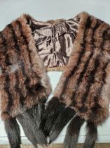 Box Tablecloths, Fur Shawl, Fur Stole/Collar Etc