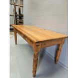 Pine Kitchen Table H82cm L182cm W88cm