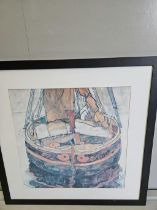 3 Prints - Egon Schiele 1912, Hunting Print & Still Life Print