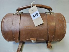 2 Bowling Woods In Leather Carrying Case