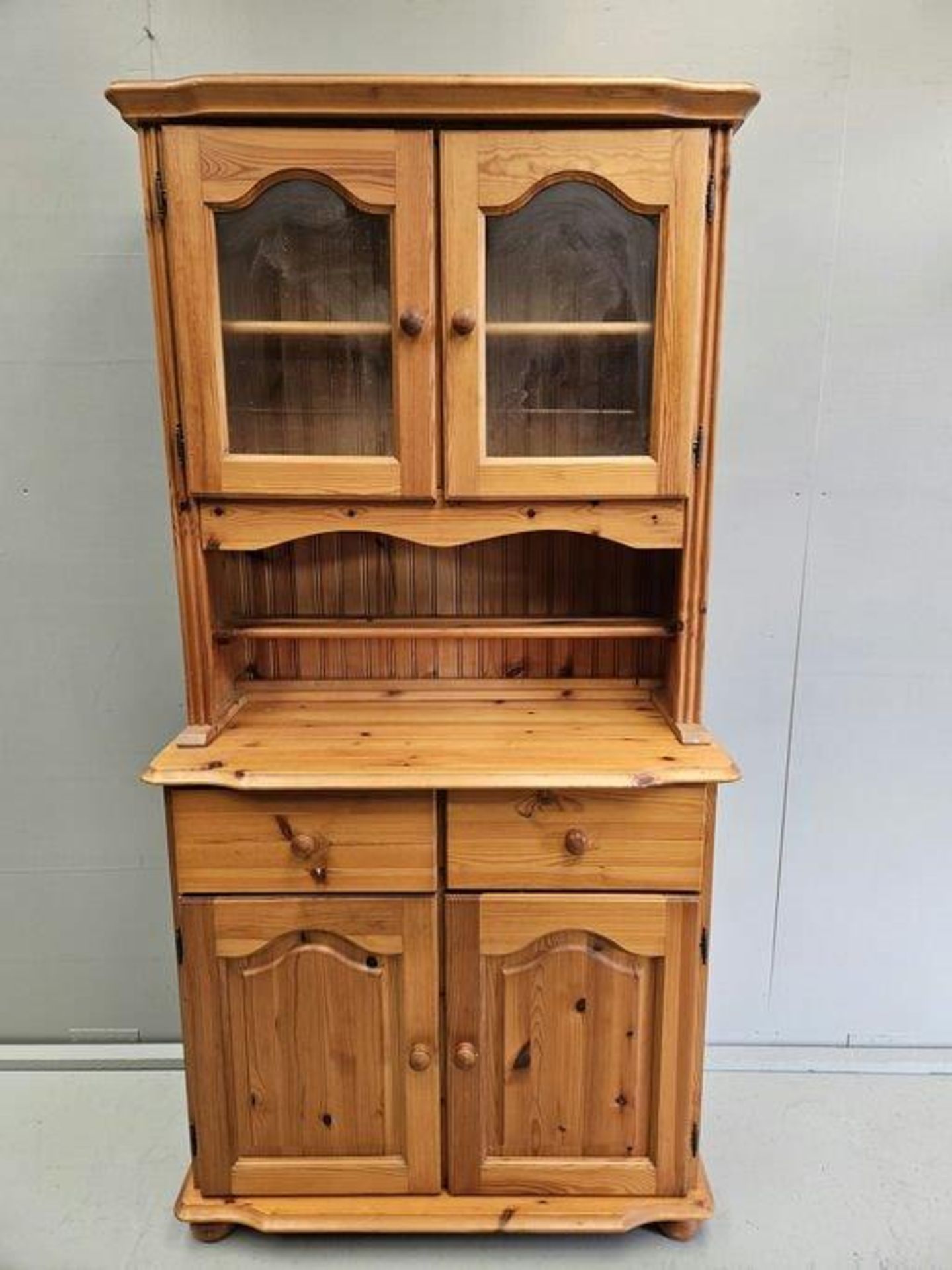 Pine Kitchen Dresser H183cm W93cm D48cm - Image 2 of 3