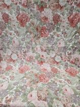 Sanderson Pink Peony Single Quilt/Throw 250cm x 200cm