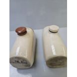 Brown Glazed Denby Jug & Teapot & 2 Stoneware Hot Water Bottles