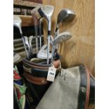 Golf Bag & 13 Golf Clubs