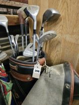 Golf Bag & 13 Golf Clubs