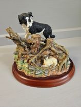 Border Fine Arts 'Found Safe' A0602 By K Armstrong On Wood Base With Box