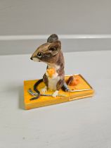 Border Fine Arts 'House Mouse On Trap' Limited Edition 83/500 By V Hayton With Certificate