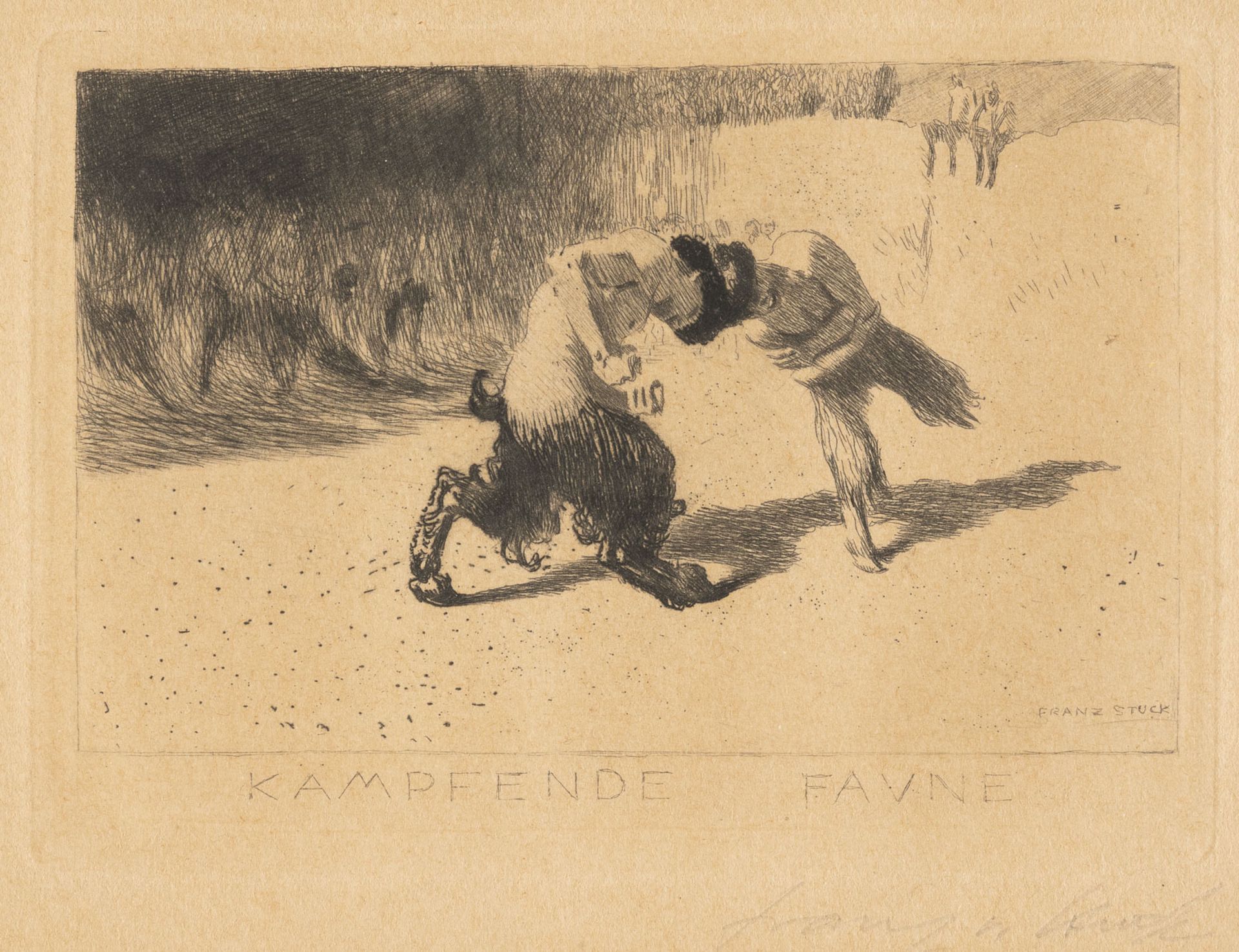 'KÄMPFENDE FAUNE' (1889)