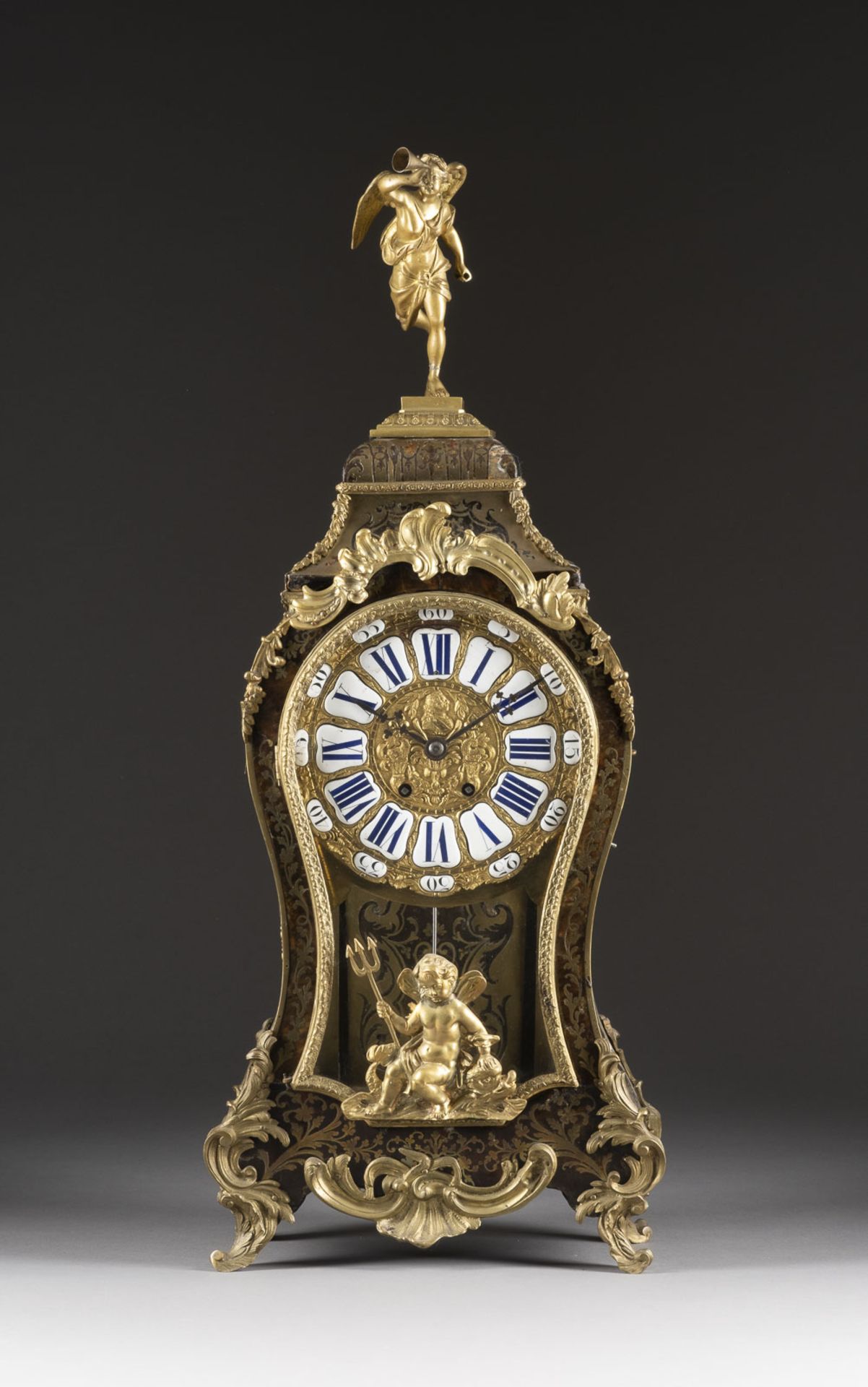 GROSSE PENDULE MIT BOULLE-MARQUETERIE - Image 2 of 2