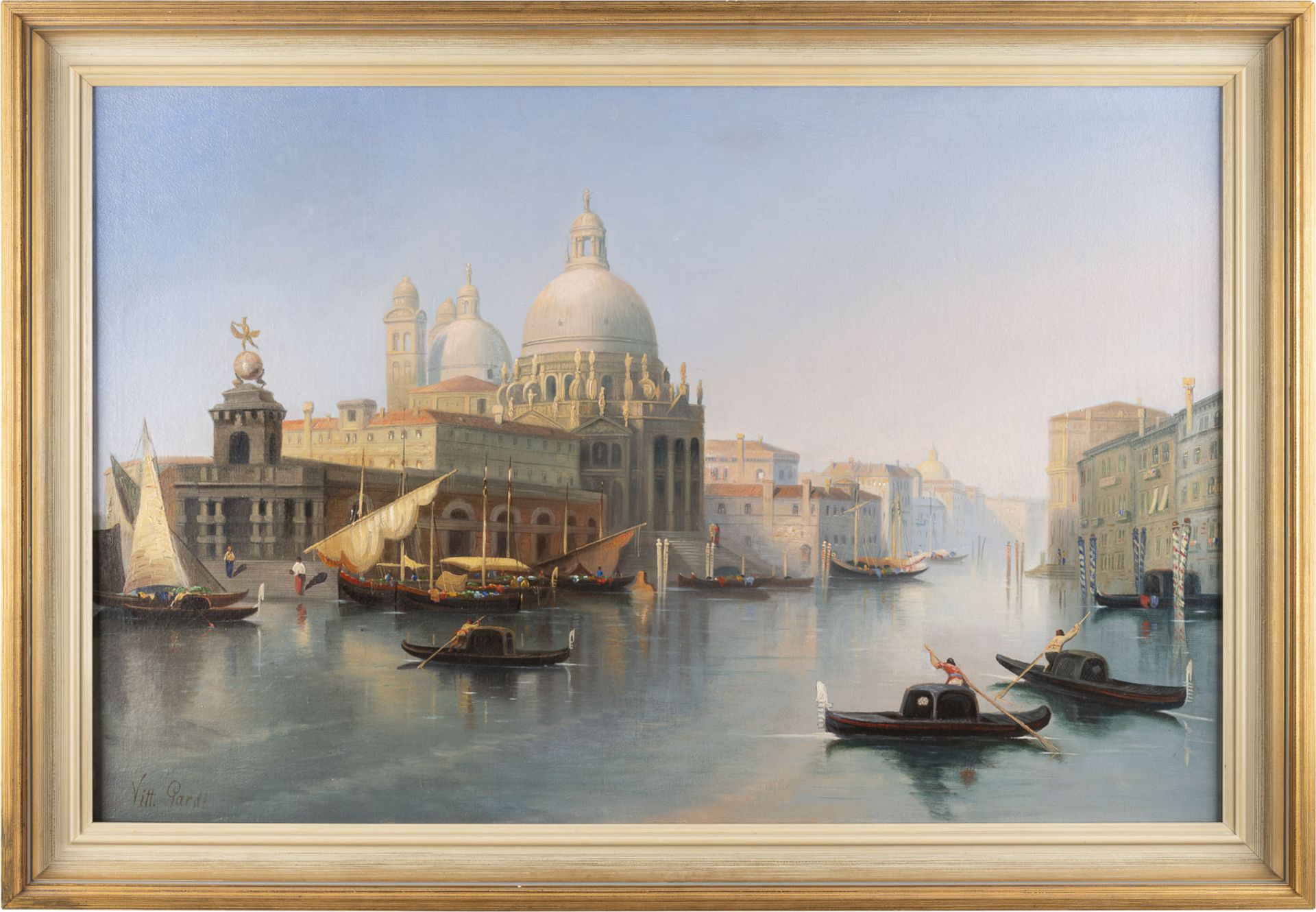 Ansicht des Canal Grande mit Santa Maria della Salute in Venedig - Image 4 of 4