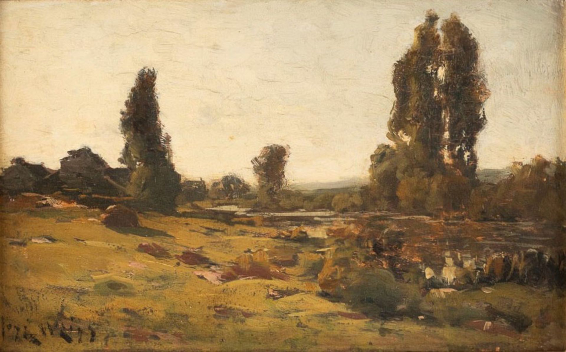 JOSÉ WEISS LANDSCHAFT AN DER OISE