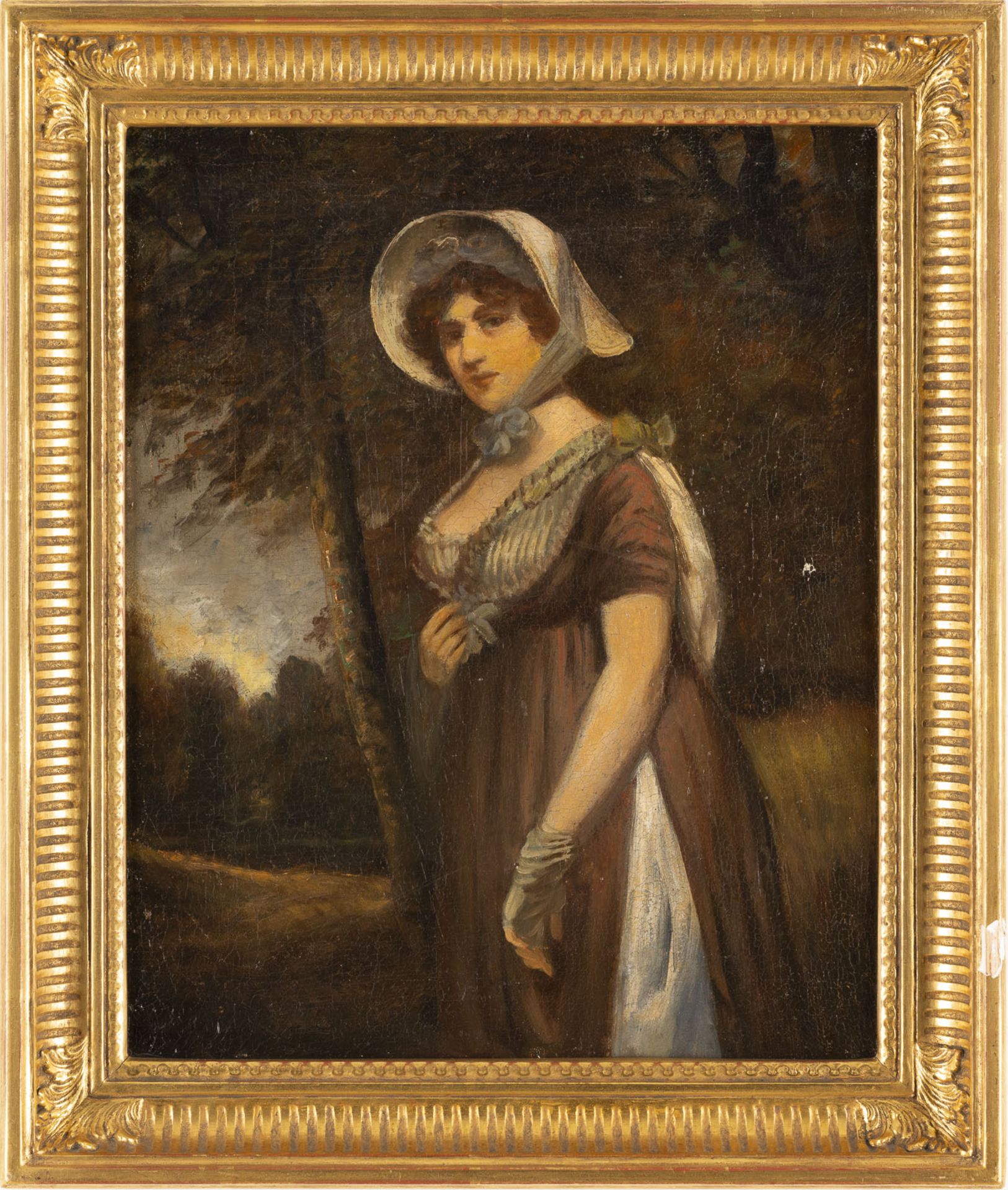 JOHN CONSTABLE (NACHFOLGER) PORTRÄT VON LADY LOUISA MANNERS - Bild 2 aus 2