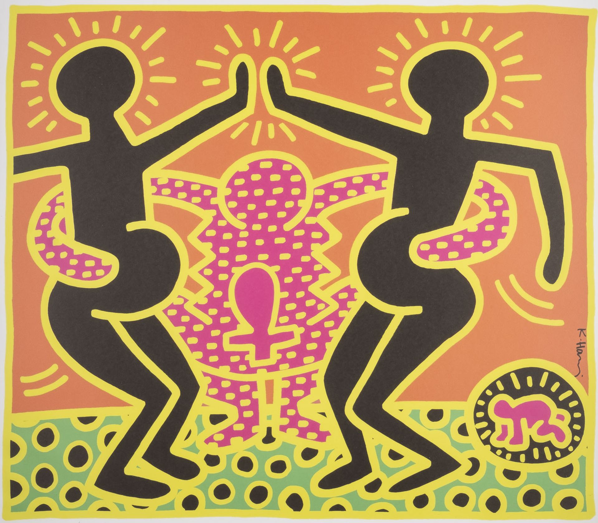 KEITH HARING (NACH) OHNE TITEL (AUS: 'FERTILITY SERIES')