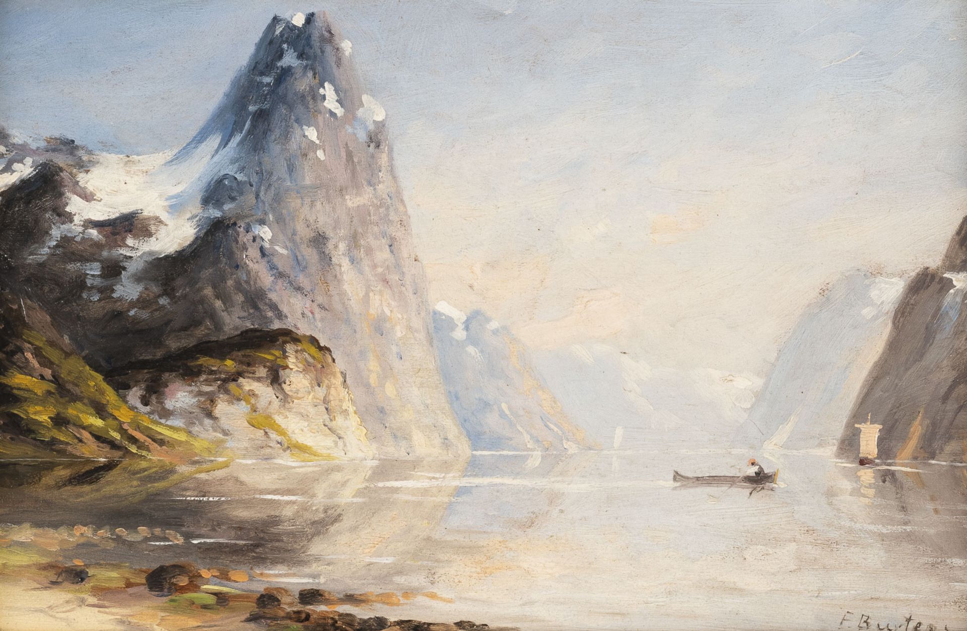 DEUTSCH (?) SOMMERLICHER FJORDLANDSCHAFT