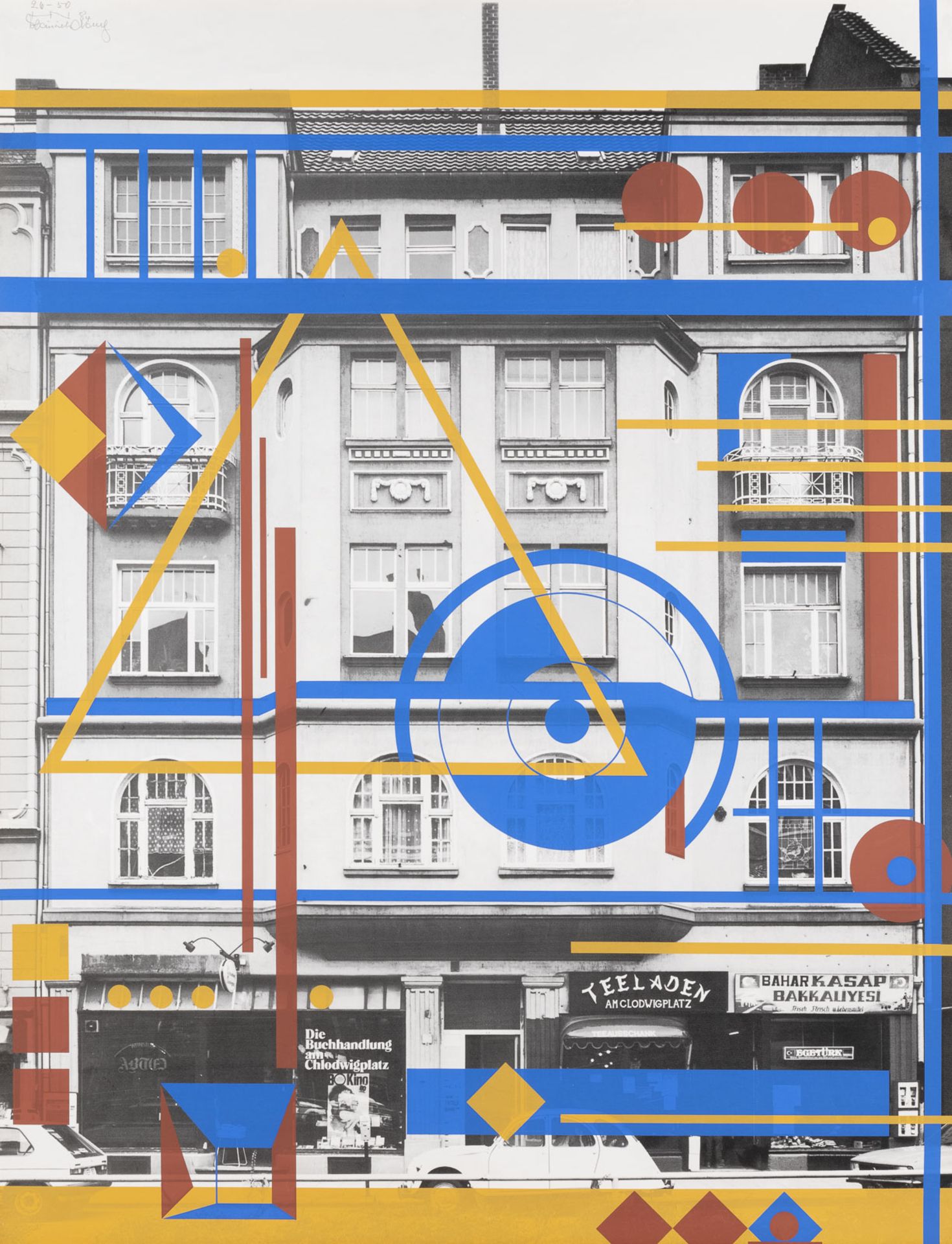 DIVERSE KÜNSTLER MAPPENWERK: HAUS UBIERRING 6-8 (11 ARBEITEN FÜR DIE GALERIE AM CHLODWIGPLATZ, KÖLN) - Bild 4 aus 11