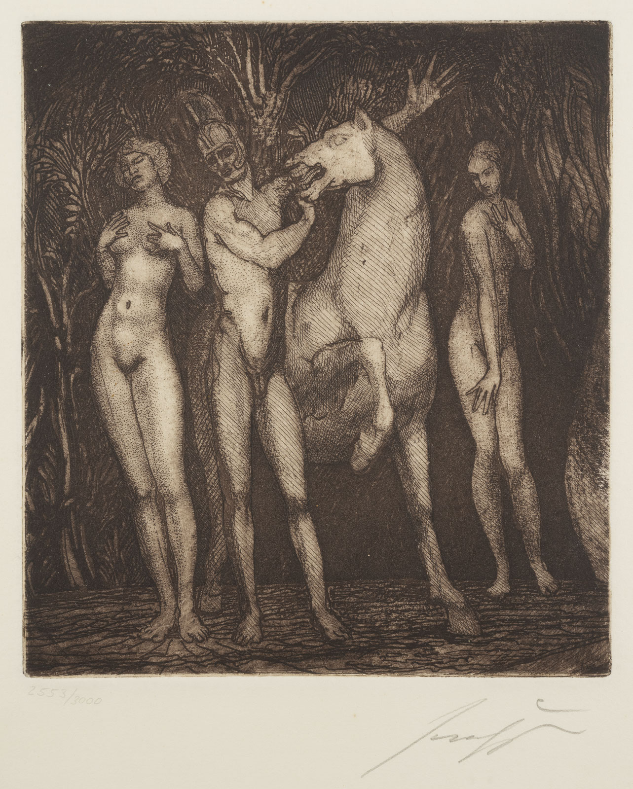 ERNST FUCHS , AURA (EVA VIGNETTE), EVA EVEQUA, MARS, JAKOB UND JOSEPH, DER VOGELFRESSER - Image 2 of 8