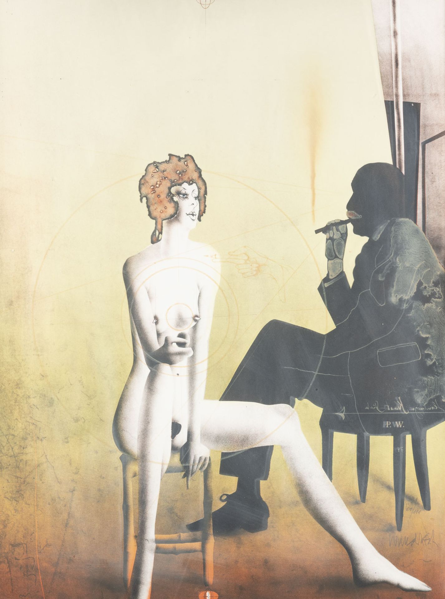 PAUL WUNDERLICH 'HAMBURGER KUNST-STÜCK' (1974)