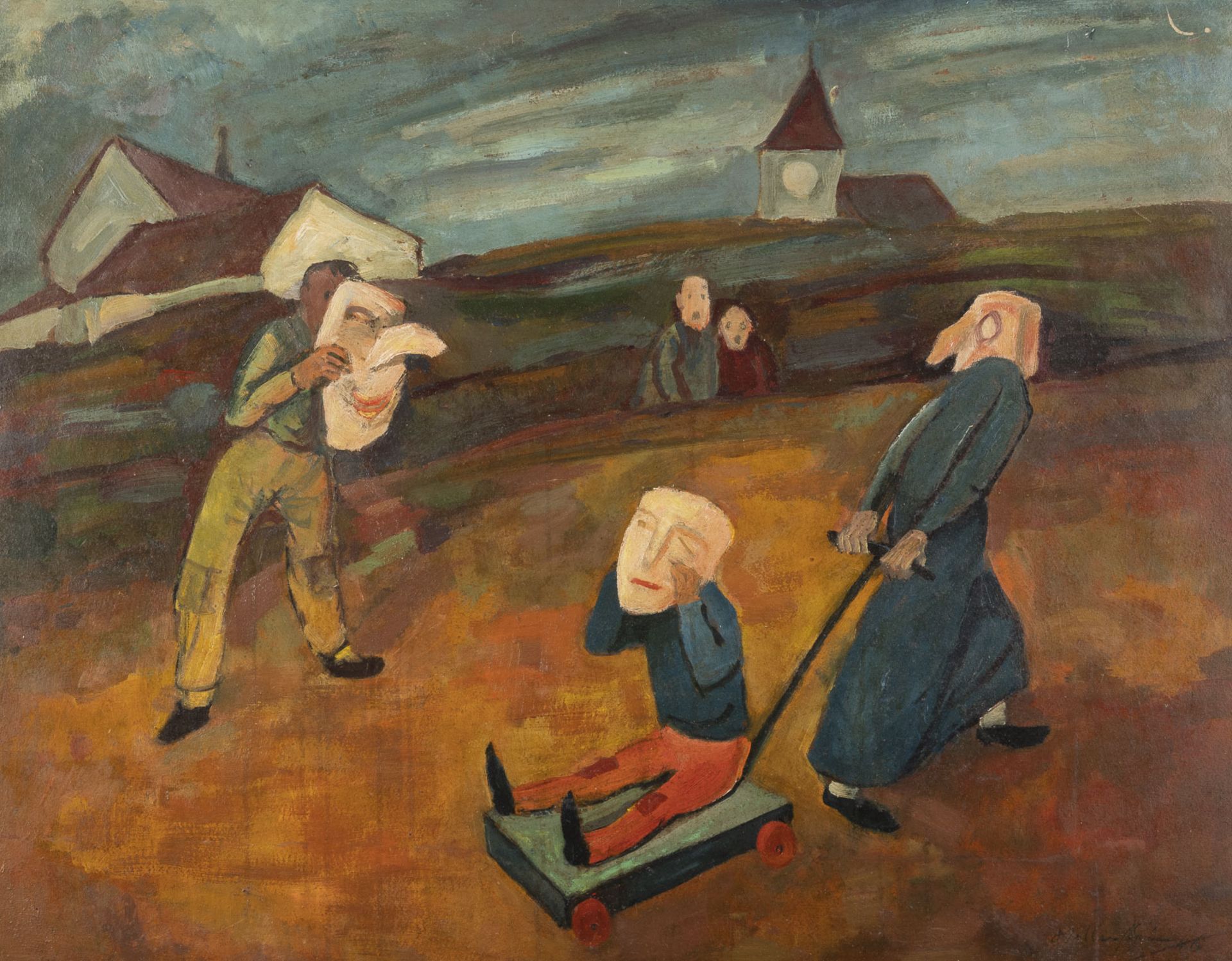 WALTER WELLENSTEIN 'KINDER SPIELEN MIT MASKEN' (1946)