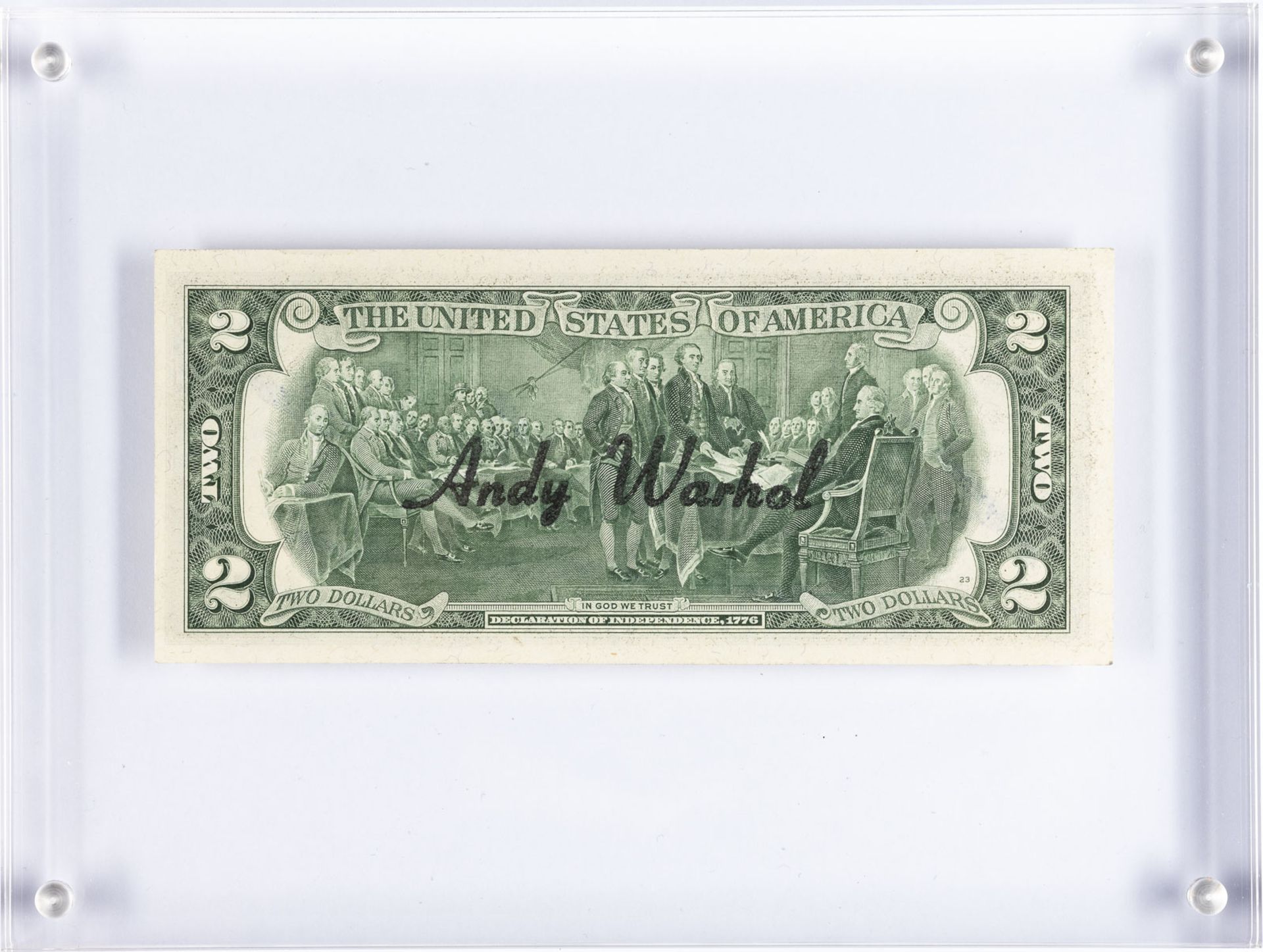 ANDY WARHOL '2 DOLLAR (THOMAS JEFFERSON)' (1976) - Image 3 of 3