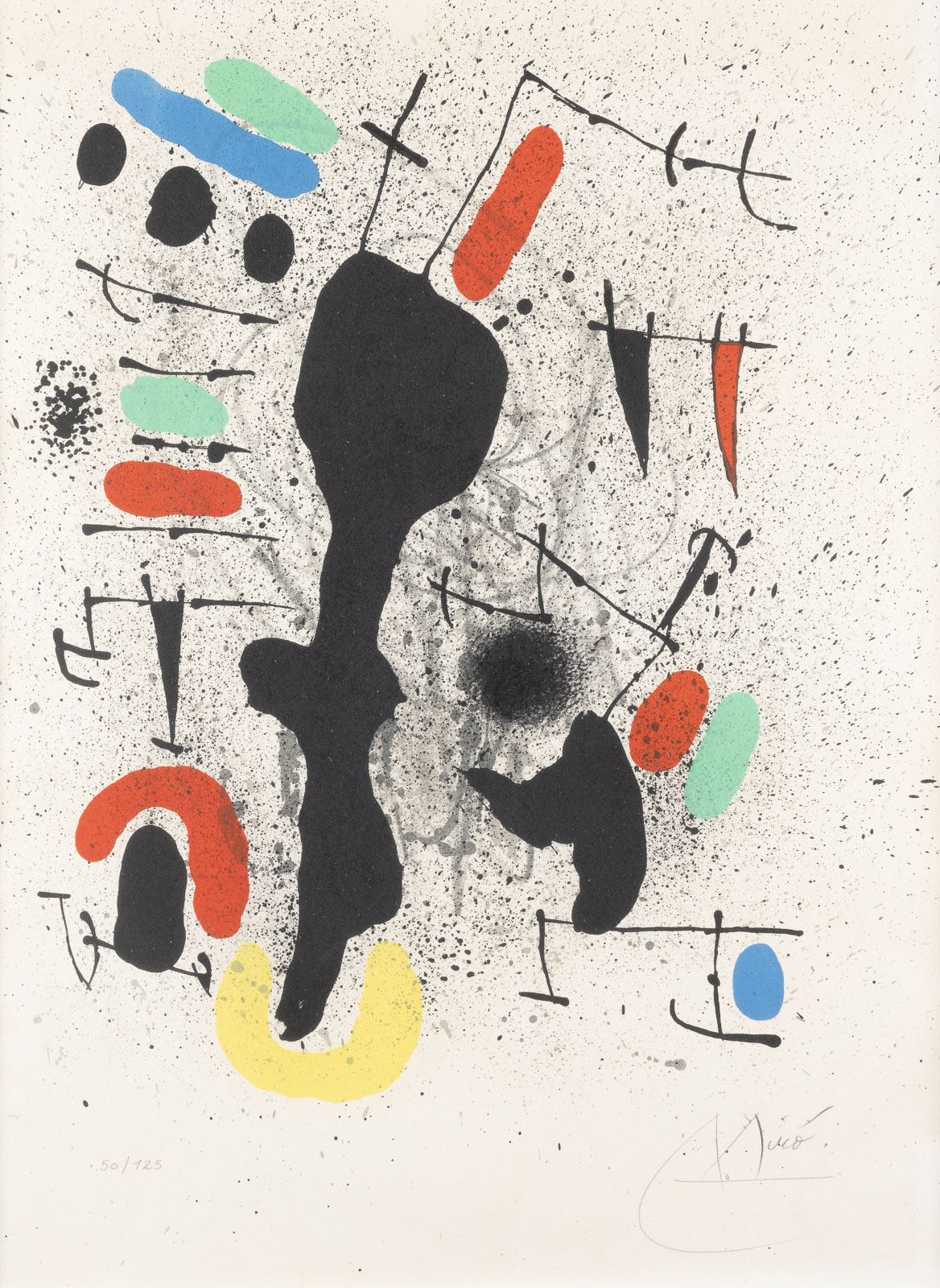 JOAN MIRÓ BLATT AUS 'LIBERTÉ DES LIBERTÉS' (1971)