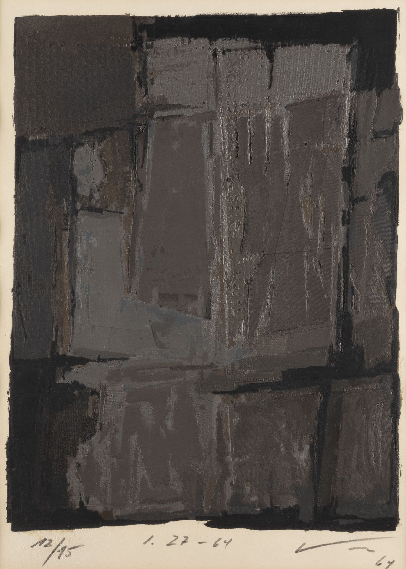 MODERNER GRAFIKER 'I. 27-64' (1964)