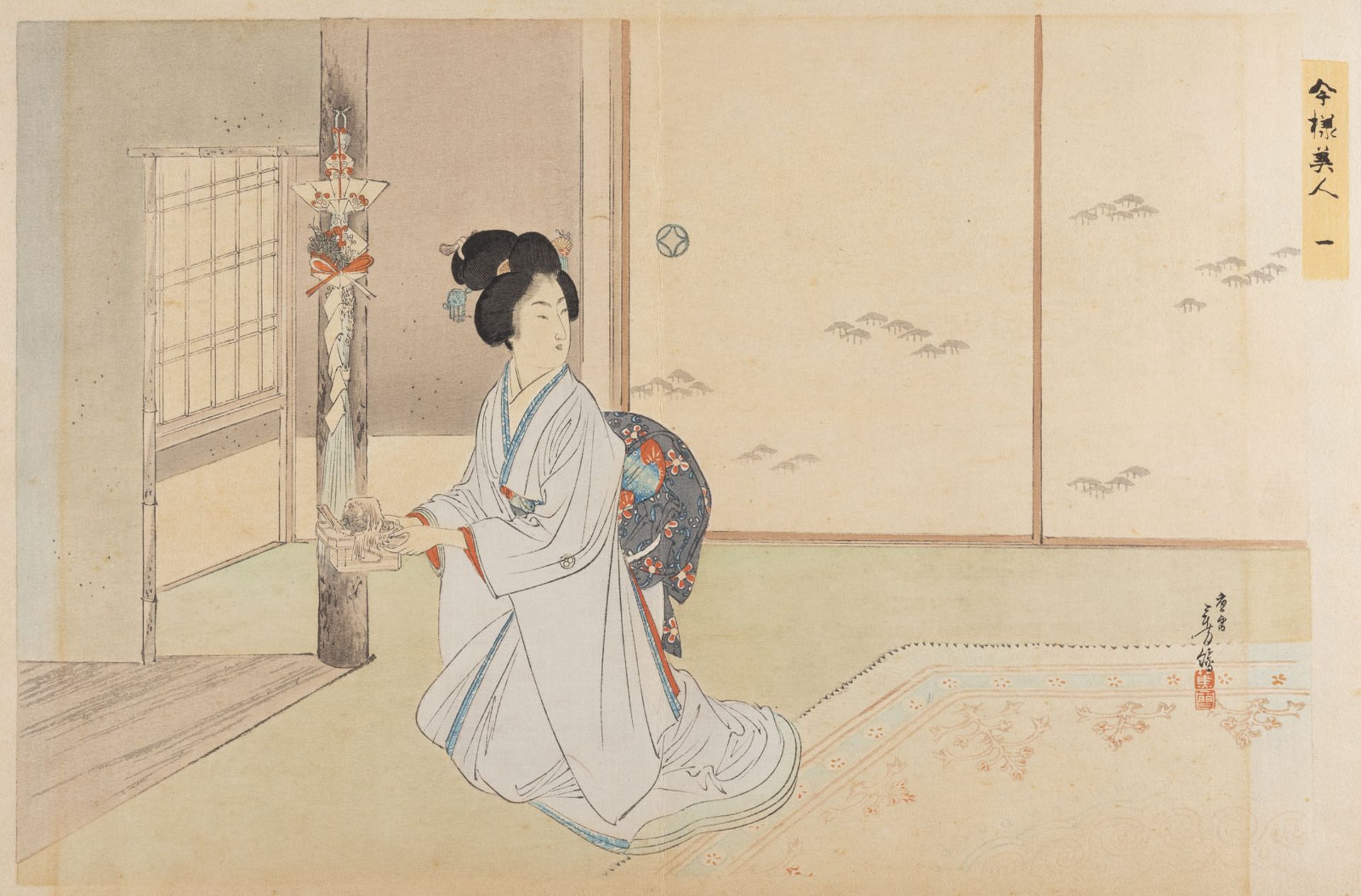 UTAGAWA KUNIYOSHI UND MIZUNO TOSHIKATA ETC, EIN KONVOLUT VON VIER UKIYO-E - Image 5 of 5