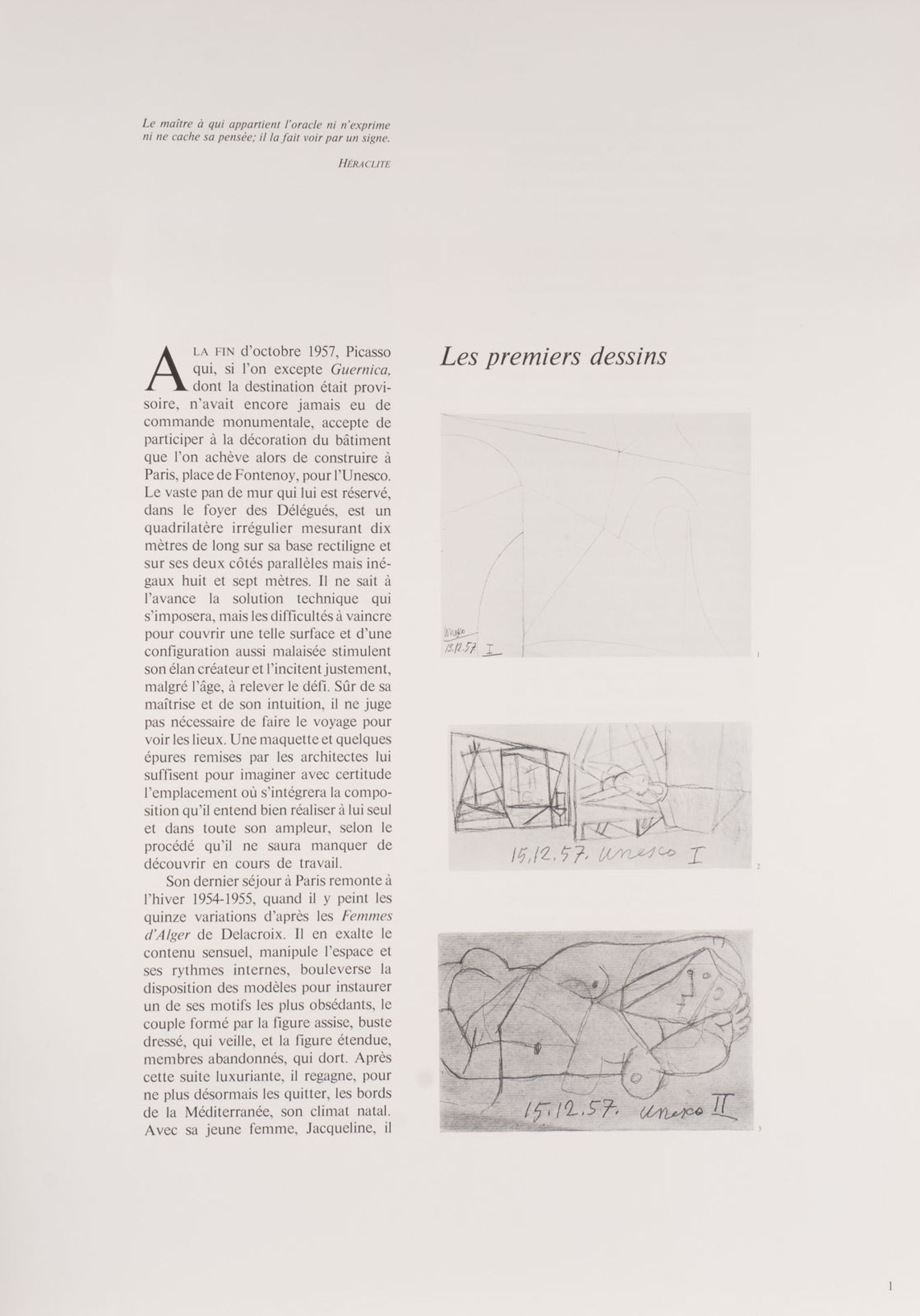 PABLO PICASSO (NACH) 1881 Málaga - 1973 Mougins MAPPE: 'LA CHUTE D'ICARE' (1972) - Image 2 of 9