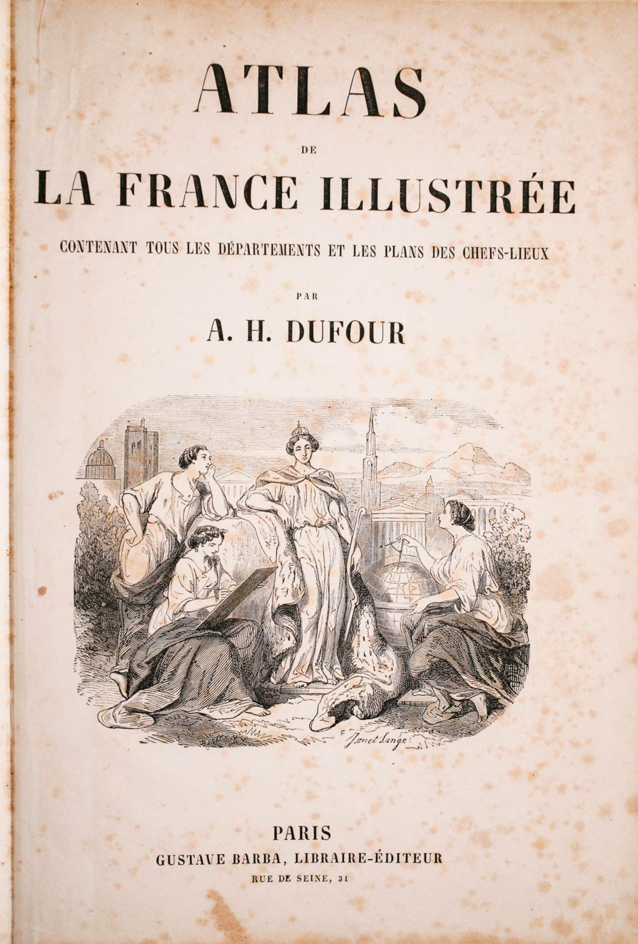 SAMMLUNG ZUR GESCHICHTE DER PFALZ Drei Bücher 'Frankreich' Frankreich, 19. Jhdt.  - Image 2 of 2