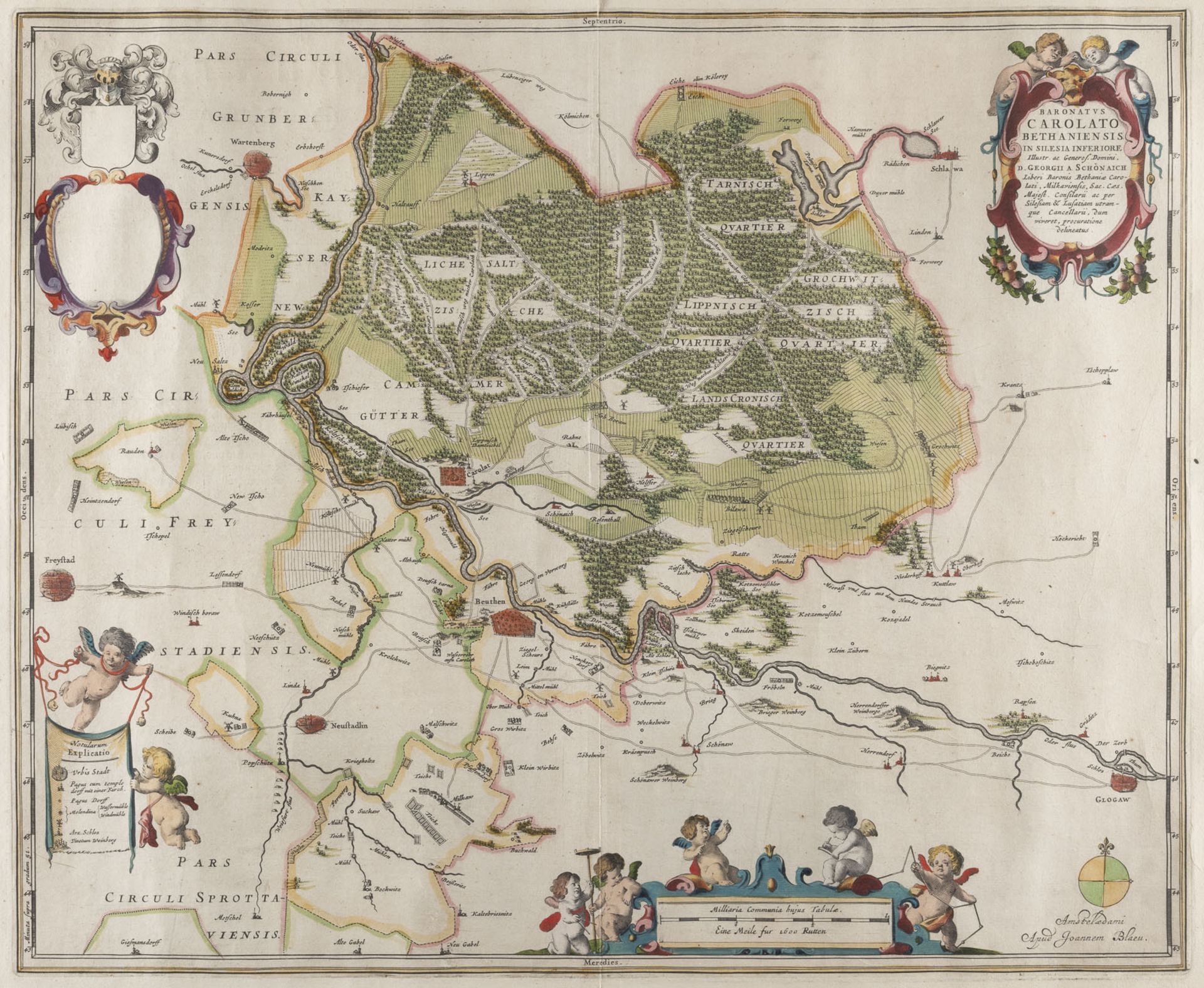 'BARONATUS CAROLATO BETHANIENSIS IN SILESIA INFERIORE' (BARONIE BEUTHEN - UM 1662)