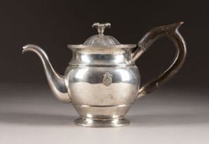 A SILVER COFFEE POT