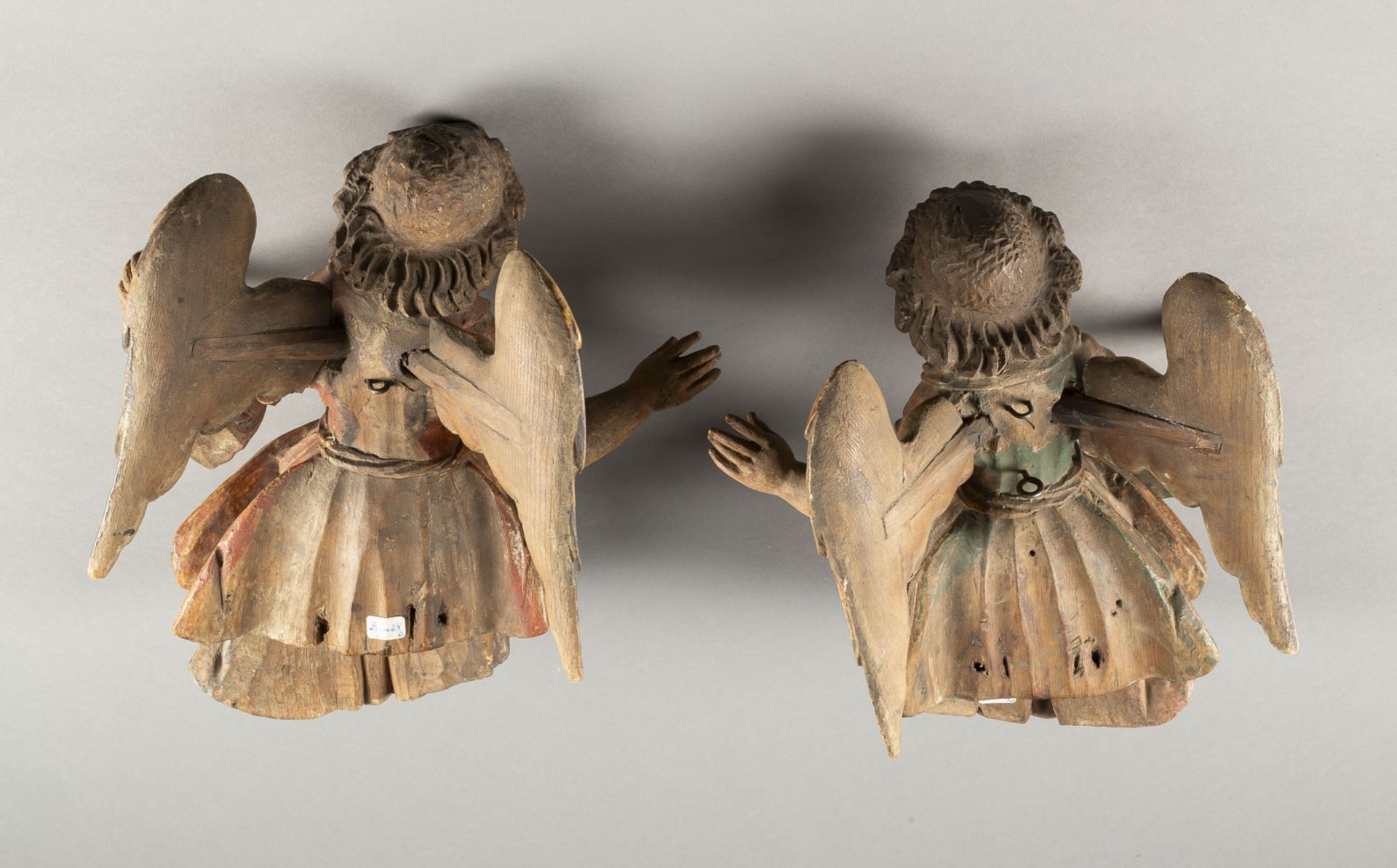 PAIR OF ANGEL FIGURES - Image 2 of 4