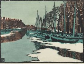 'WINTER IN AMSTERDAM' (1910)