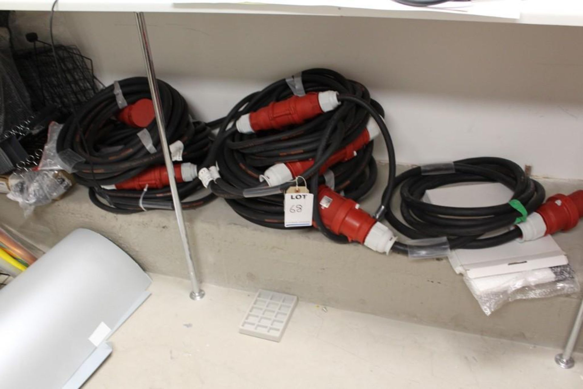 6x 415 Volt Extension cables